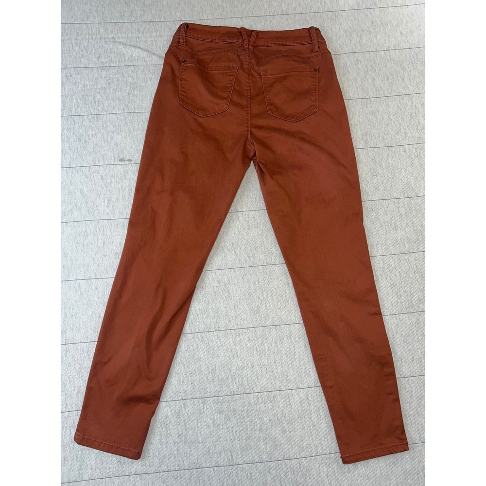 Curve Appeal Minimalist Jegging Rust Orange Skinny Pants Women Size 4/27 - Picture 3 of 9